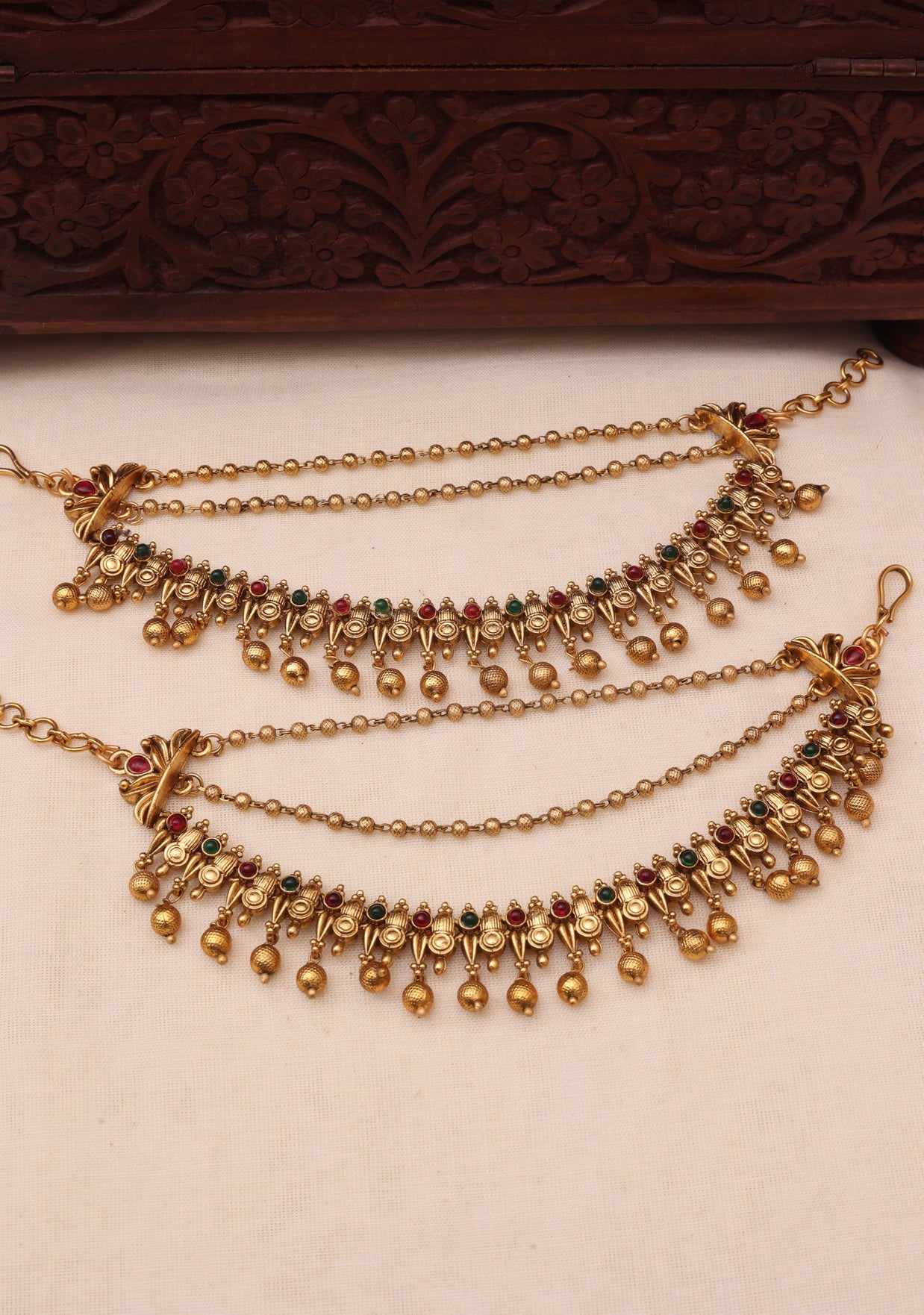 Kashvi Earchain Golden-014