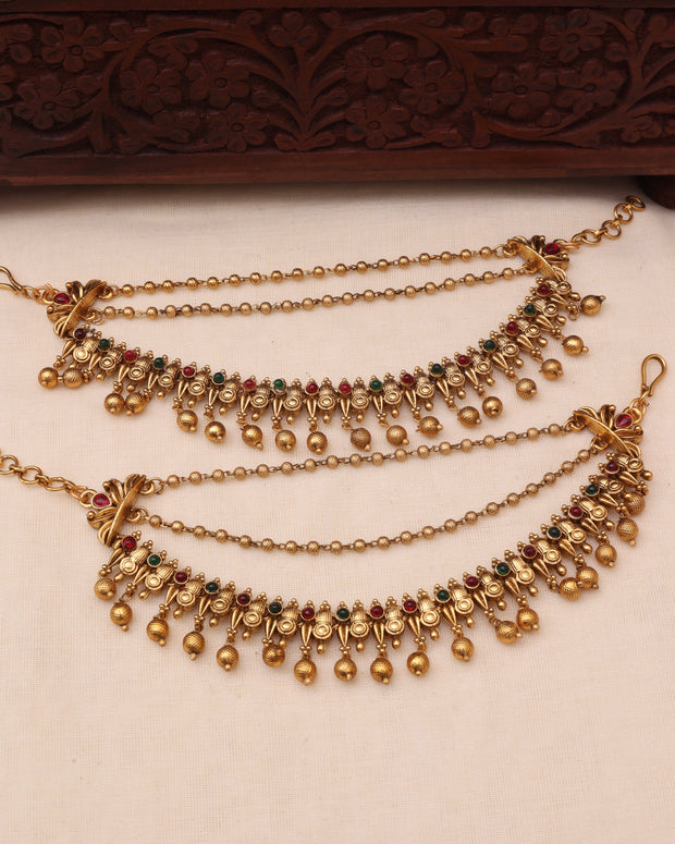 Kashvi Earchain Golden-014