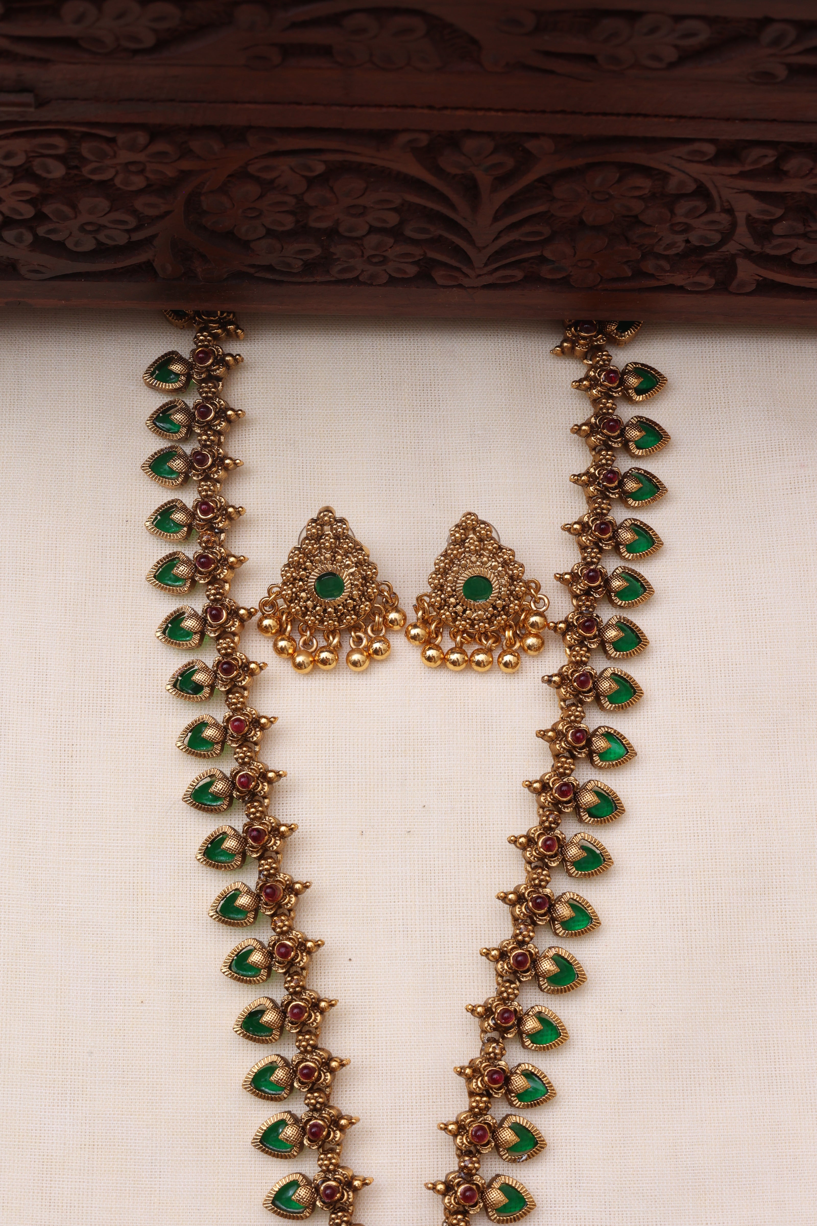 Palakka necklace set-0288