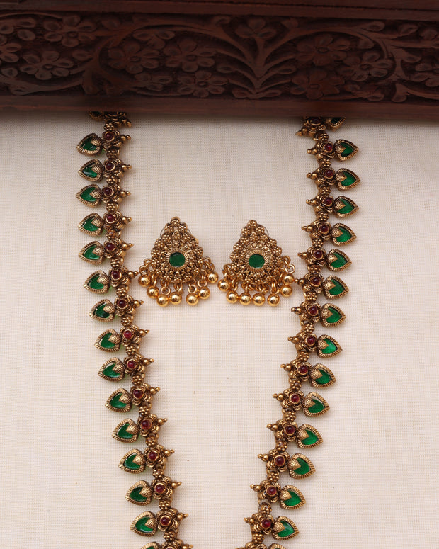 Palakka necklace set-0288