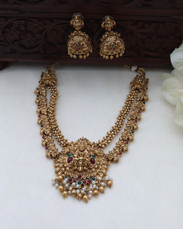 2 layer Devi necklace set - (0096)