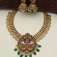 Mayura coin necklace set