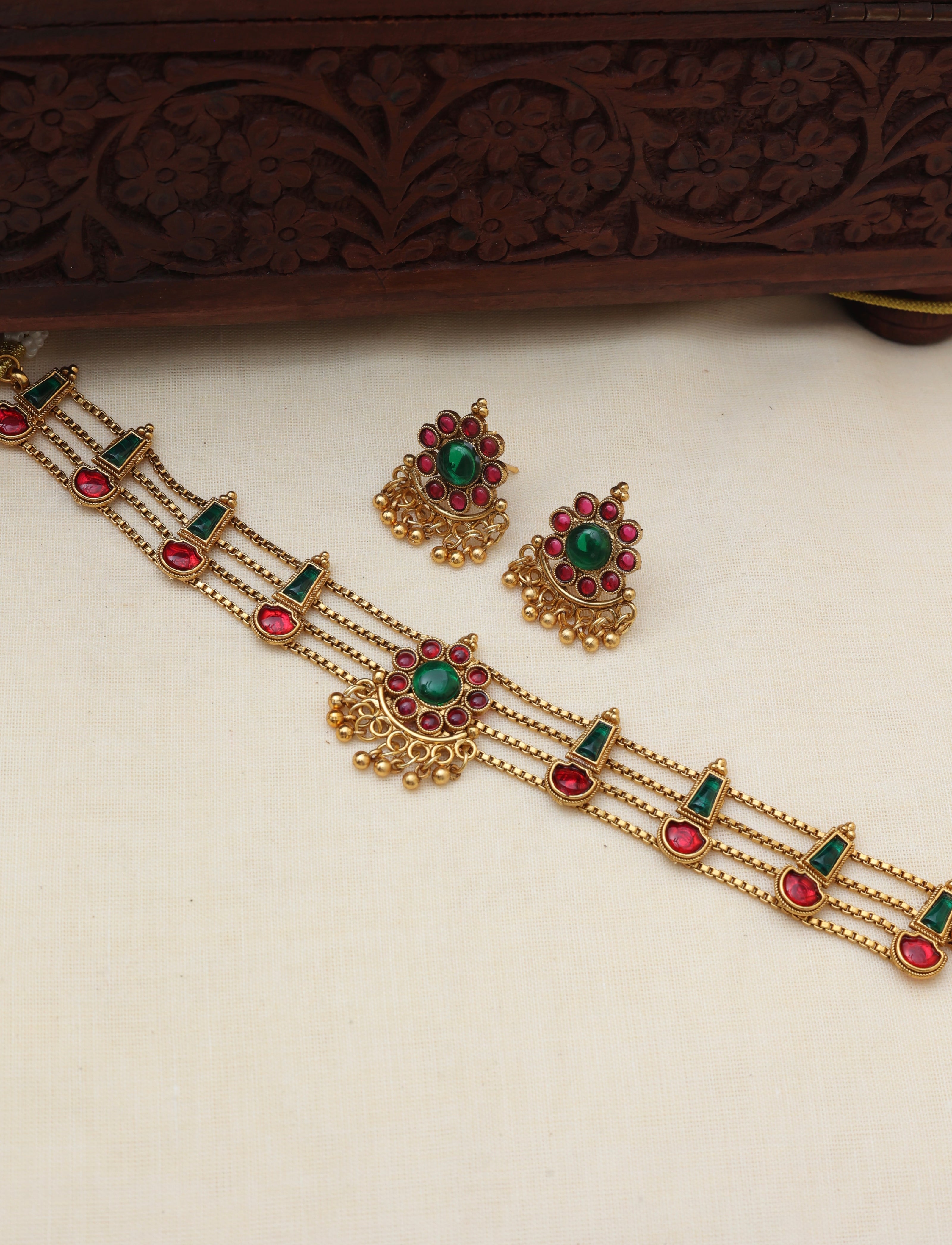 Elegant 3 Layer Choker