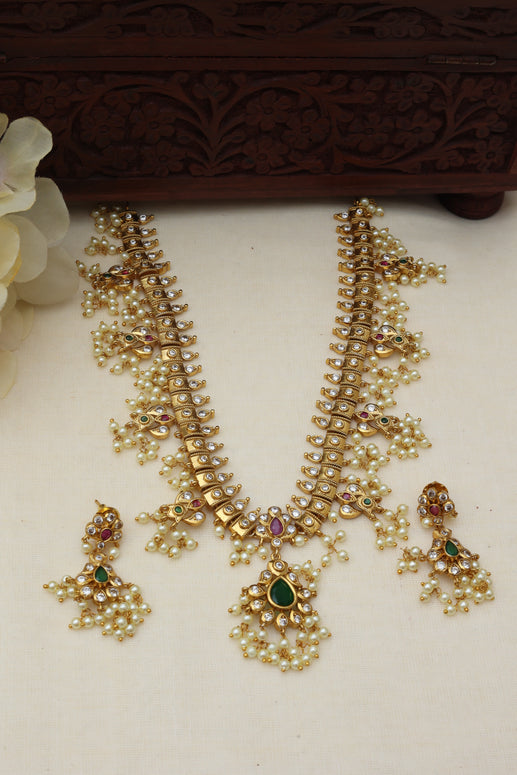 Golden Guttapusalu necklace/choker set