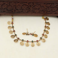 Devi coin necklace set