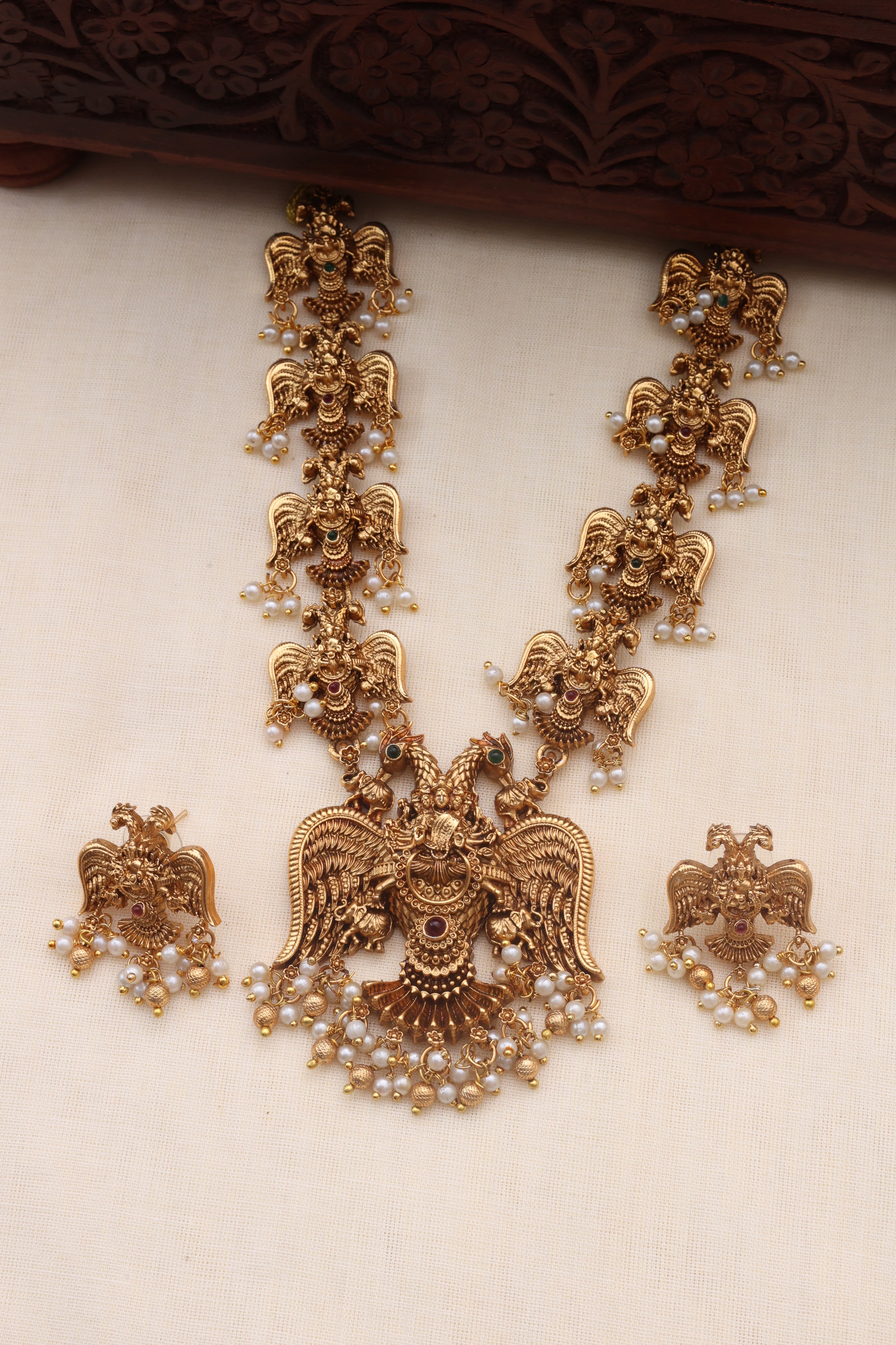 Jatayu necklace set-(JS 0282)