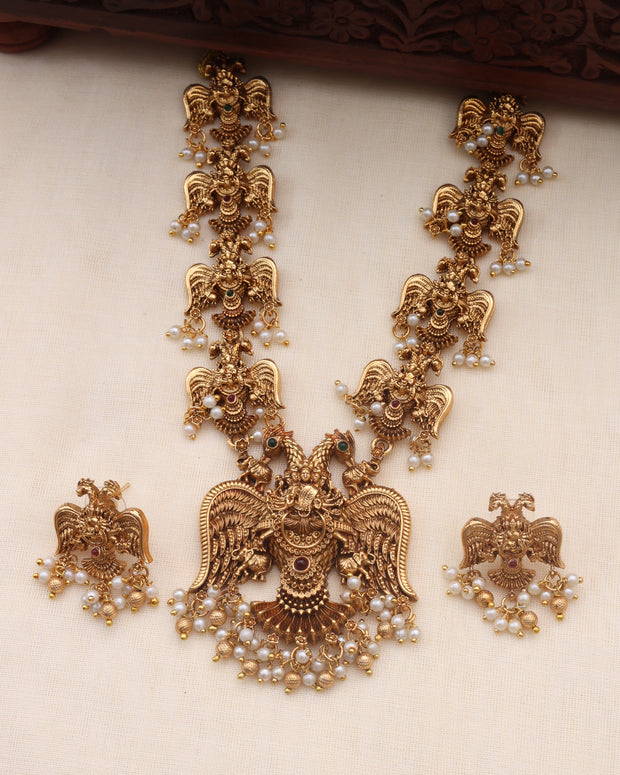 Jatayu necklace set-JS 0133