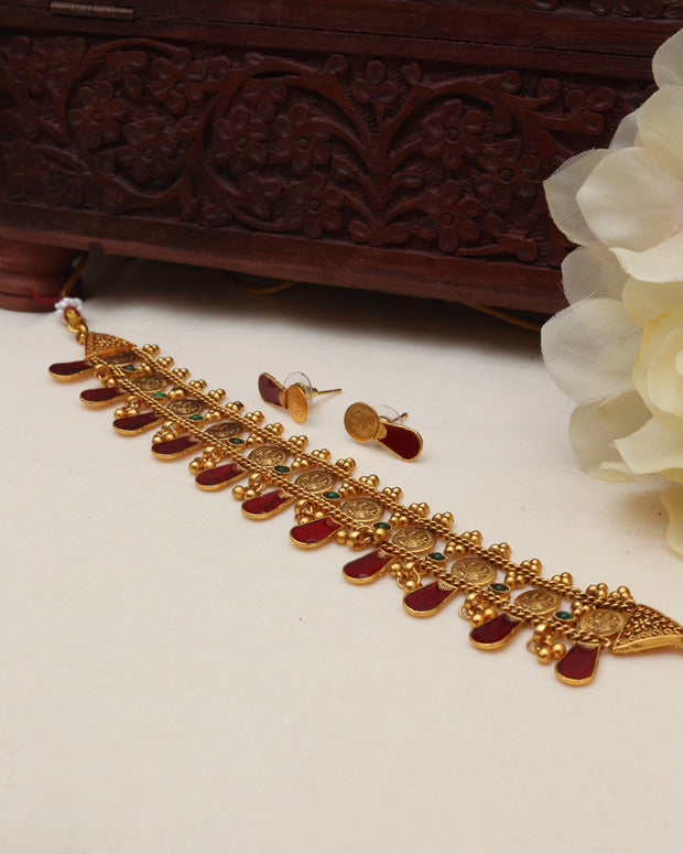Palakka choker set