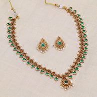 Traditional palakka necklace set