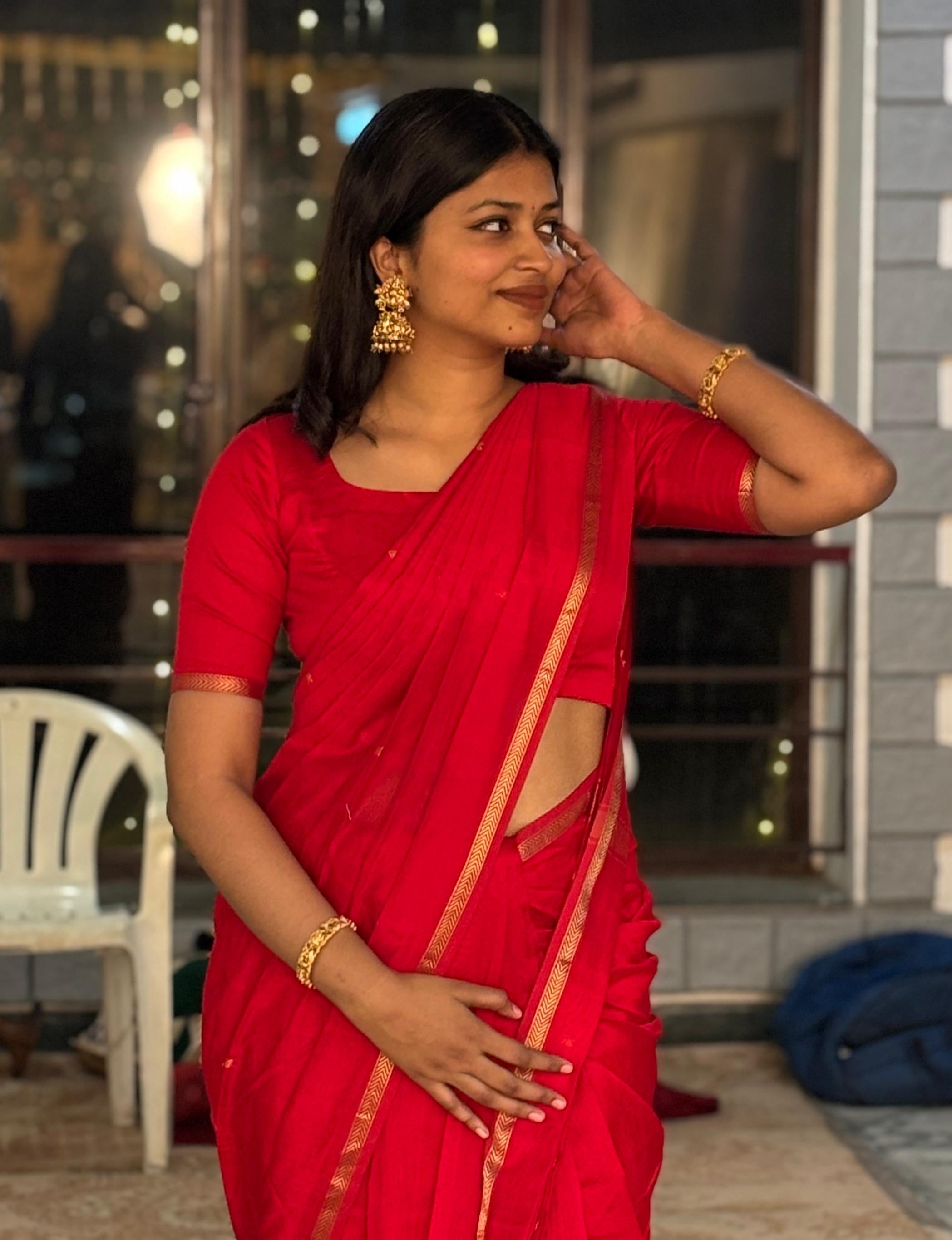 Nayanthara heavy golden jhumkas - (ER 163)