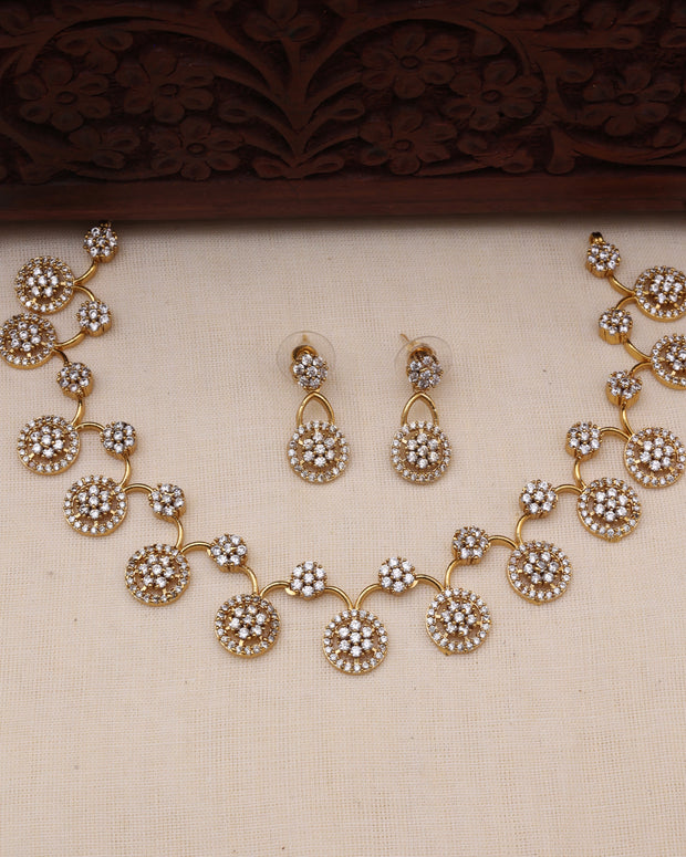 Angel AD necklace set-JS 0107