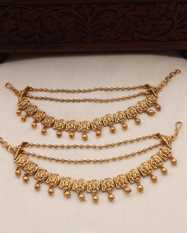 Swarna Earchain Golden-010