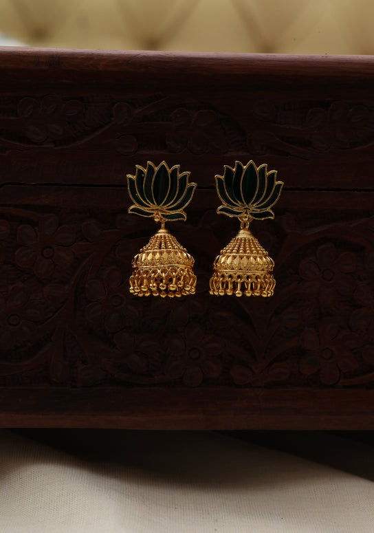 Lotus jhumka