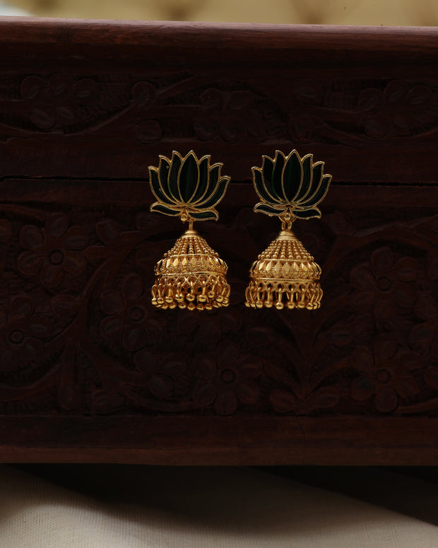 Lotus jhumka