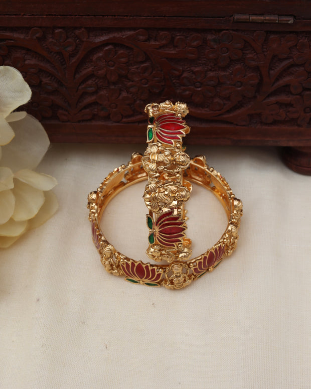 Lotus Lakshmi Bangles