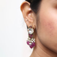 Opulent Petal Chandeliers Earrings