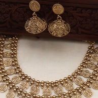 Double layer coin choker set-(JS 0276)