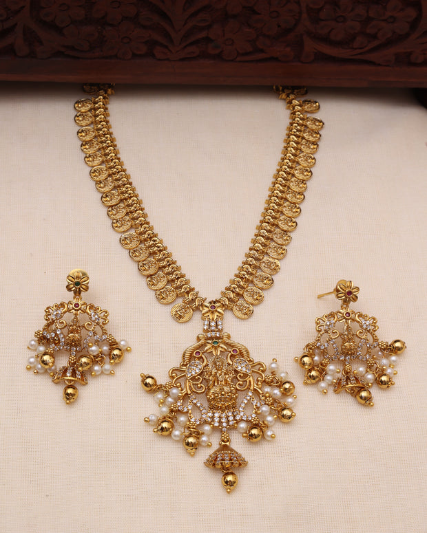 Aiswarya kaasu necklace set-JS 0109