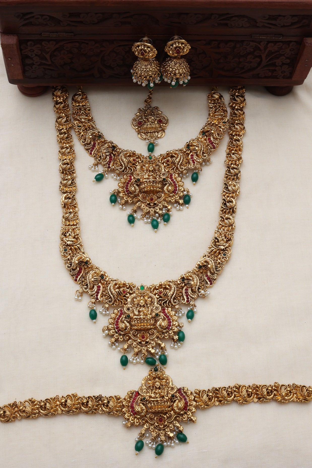 Anushka Emerald bridalset-(BS-022)