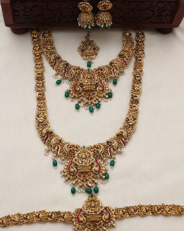 Anushka Emerald bridalset-(BS-022)