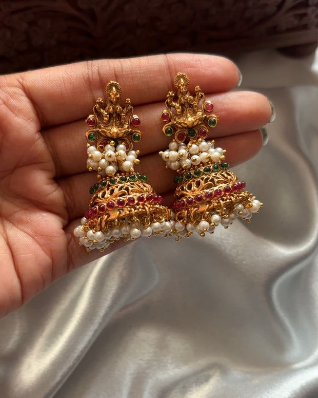Kemp Lakshmi Jhumkas