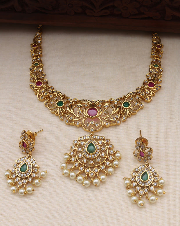 Sneha AD necklace set -JS 0136