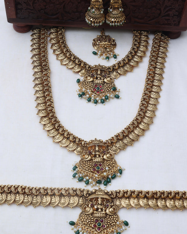 Emerald Devi coin Bridalset