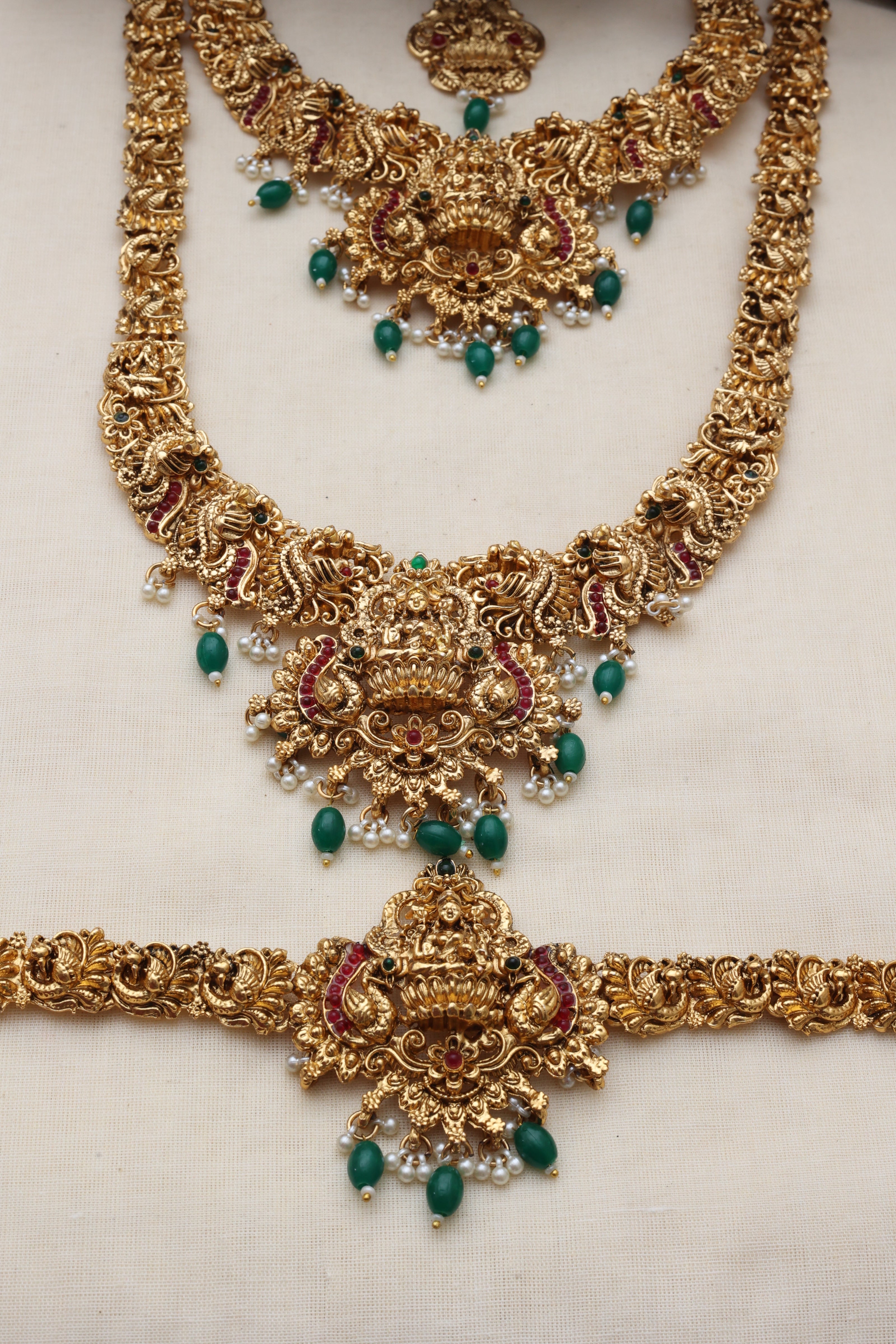 Anushka Emerald bridalset-(BS-022)