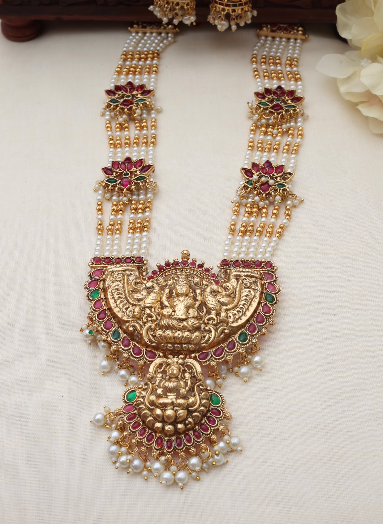 Lakshmi Devi lotus Haaram