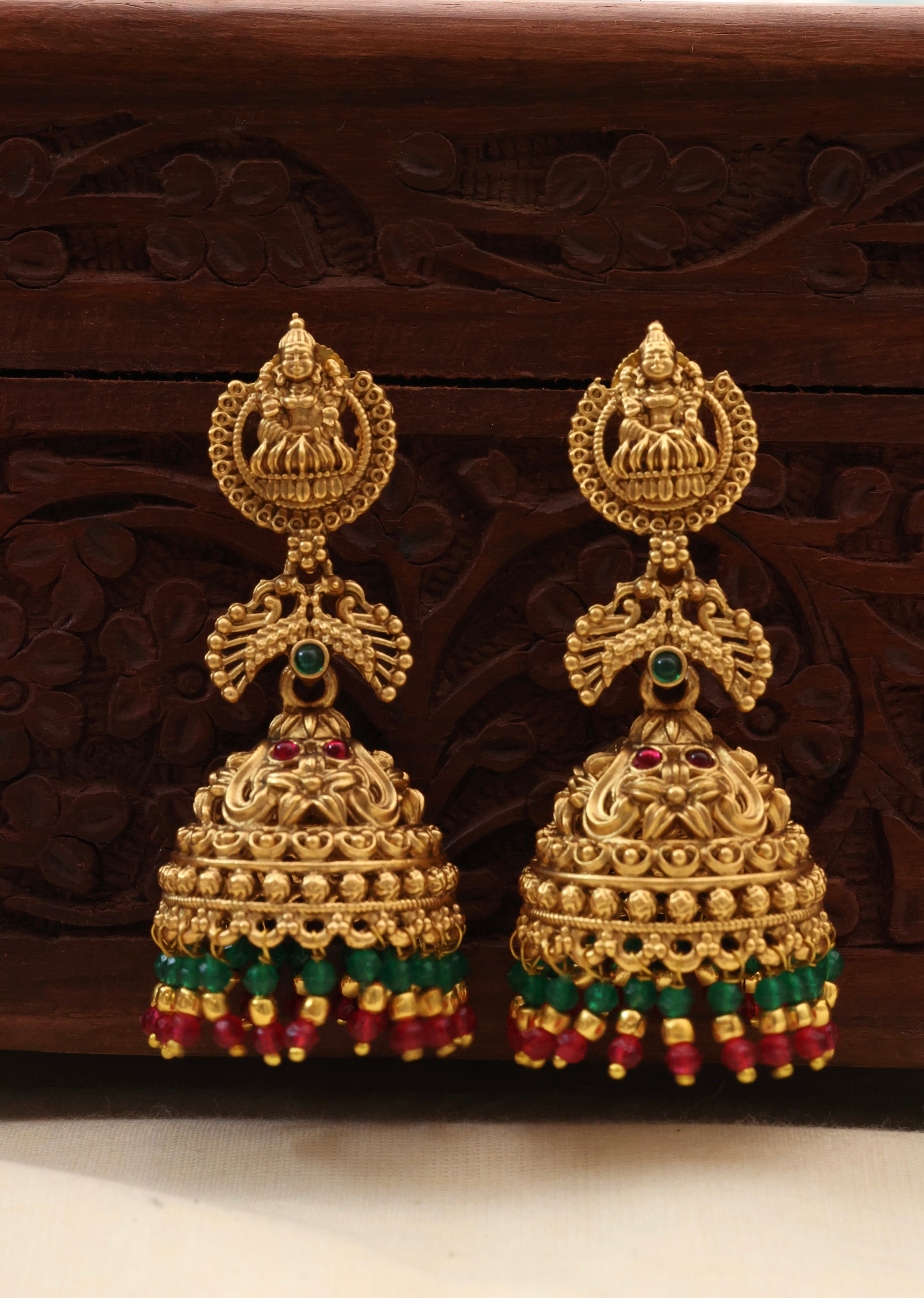 Varna jhumkas-(0177)
