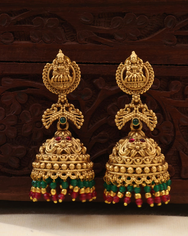 Varna jhumkas-(0177)