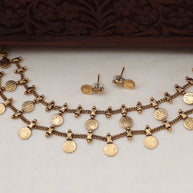 2 layer coin choker set