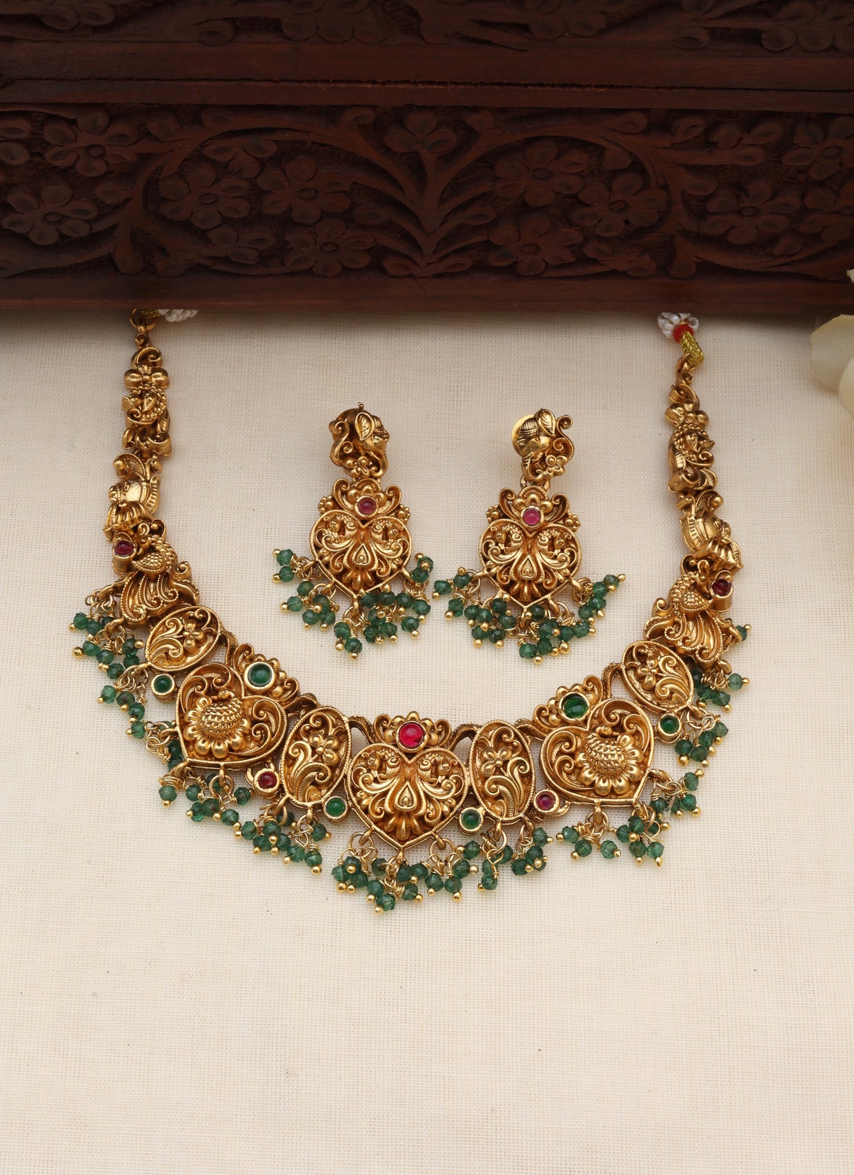 Mugal necklace set-(JS 0262)