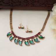 Mango necklace set