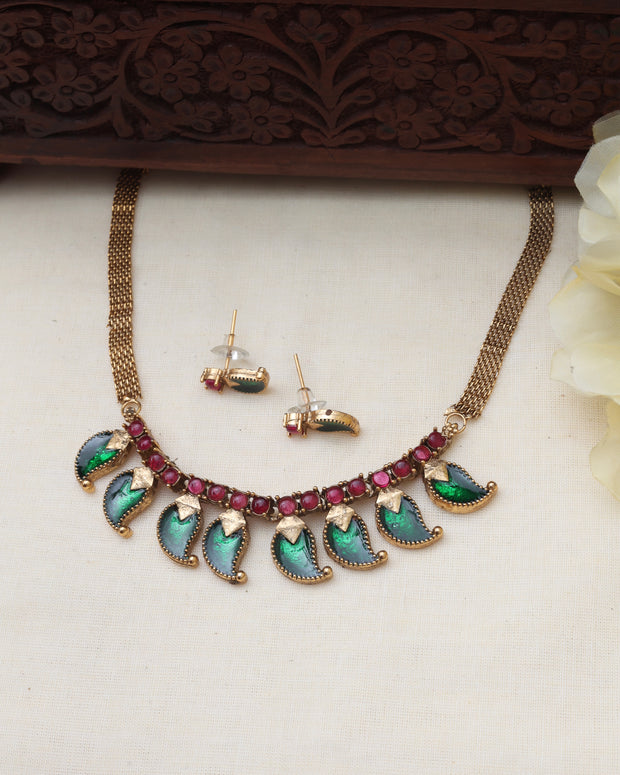 Mango necklace set