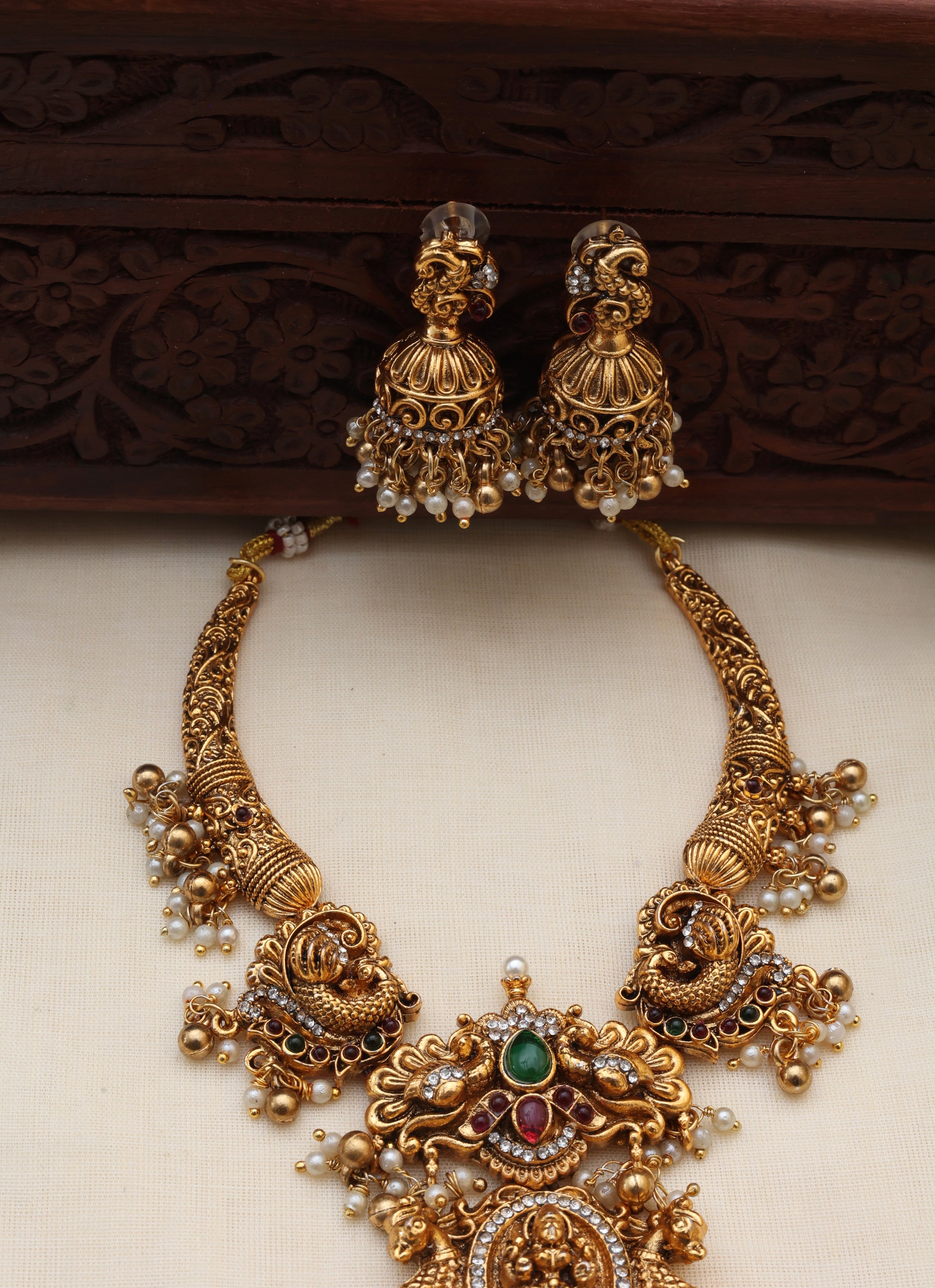 Devyani necklace set-(JS 0252)