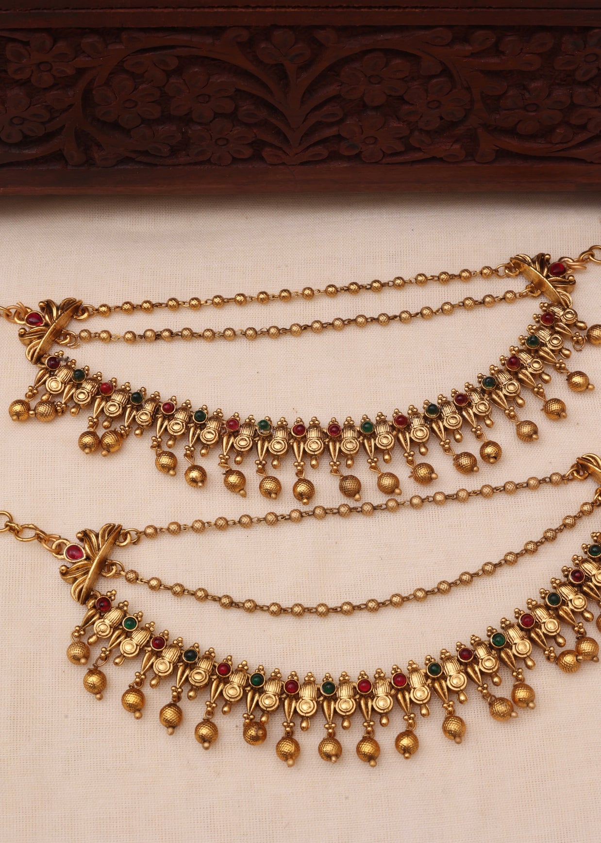 Kashvi Earchain Golden-014