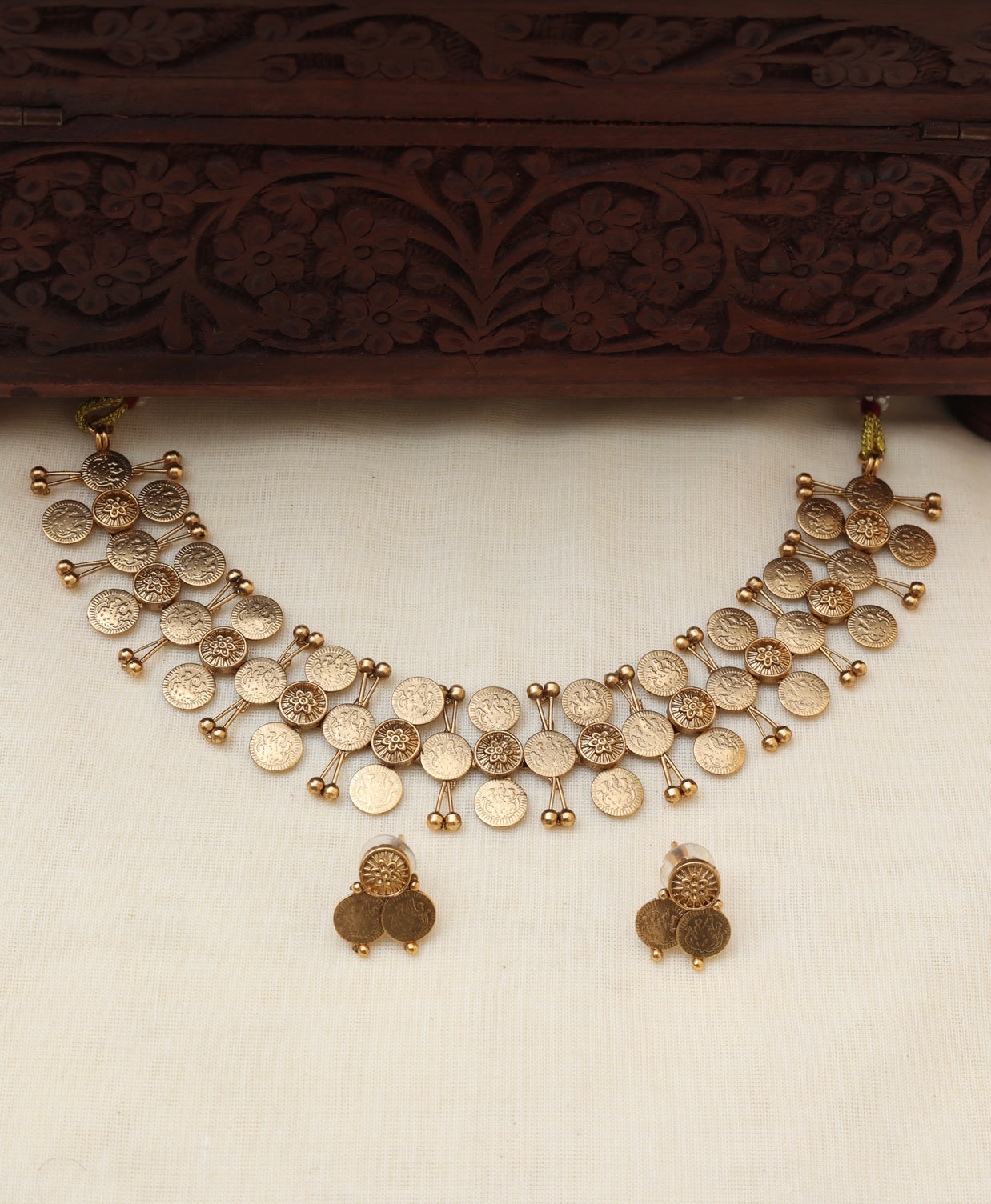 3 layer coin choker Set