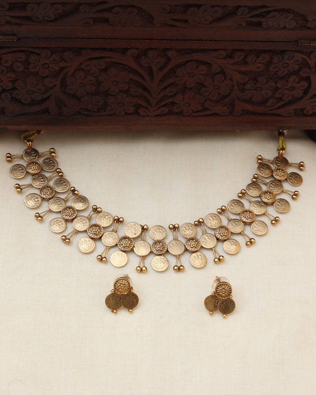3 layer coin choker Set
