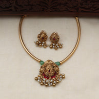 Rashmika hasli necklace set-(JS 0256)