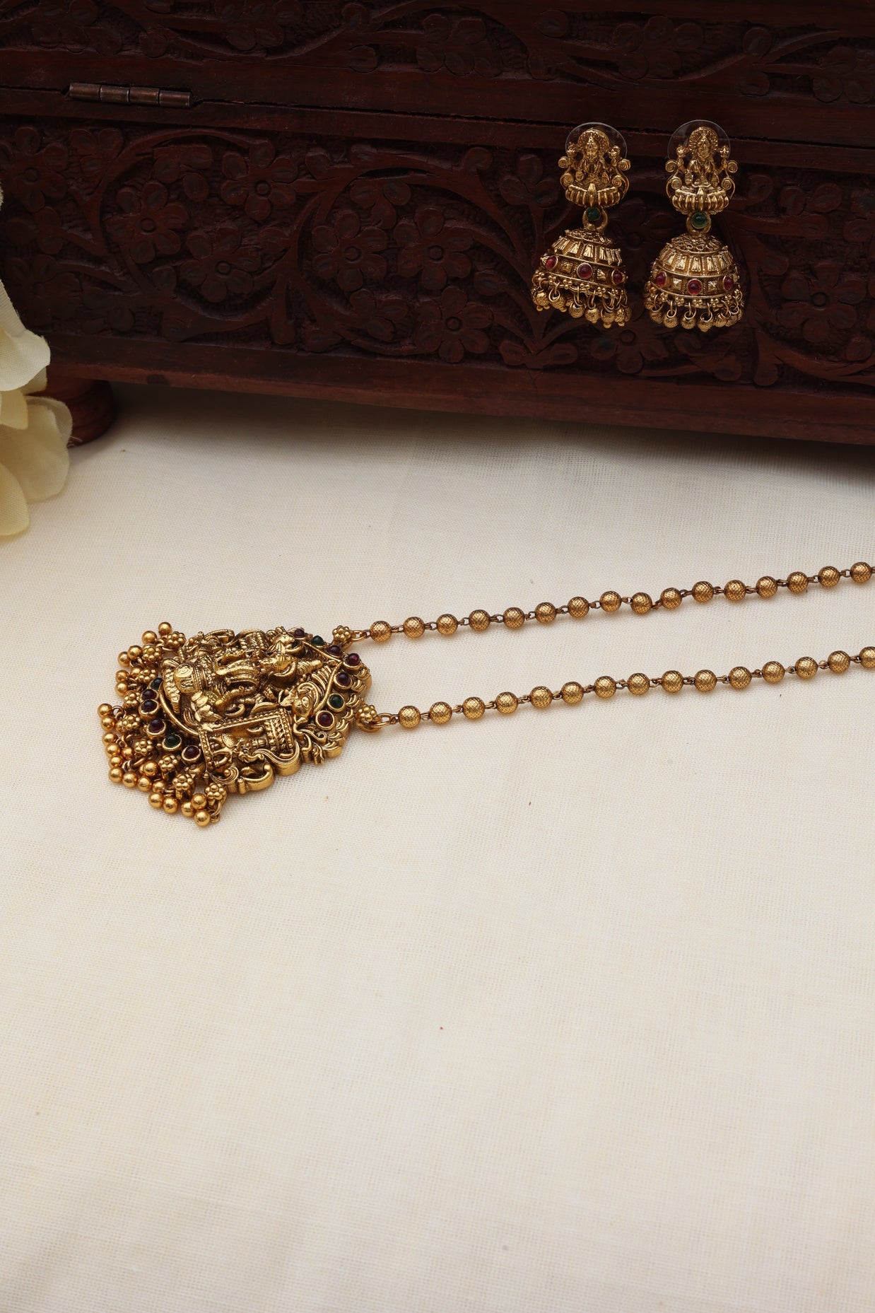 Golden Lakshmi Haaram