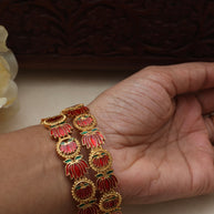 Red Lotus bangles