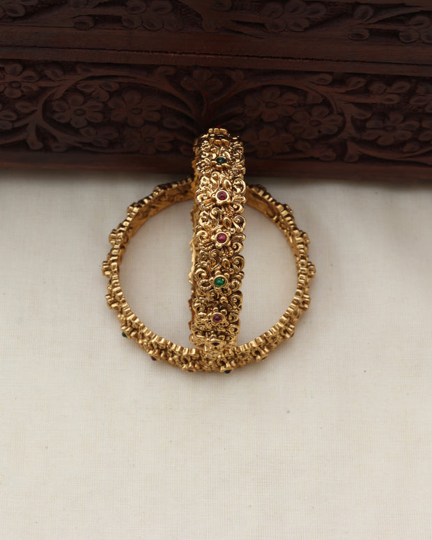 Flower bangles - (016)