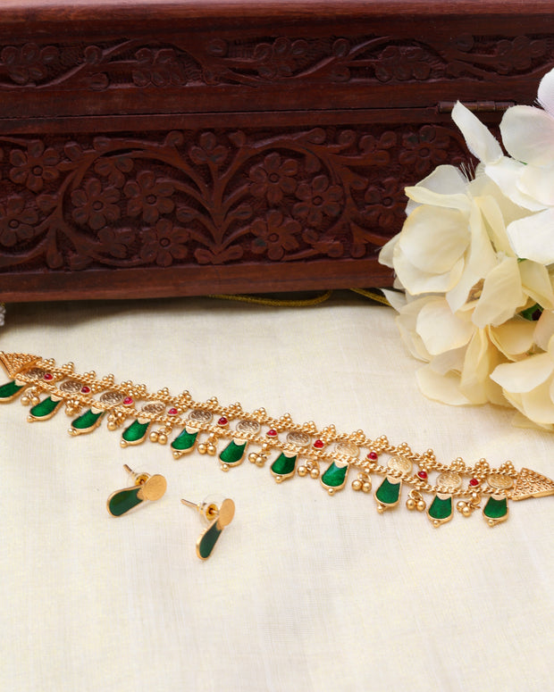 Palakka choker set
