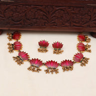 Lotus Necklace set