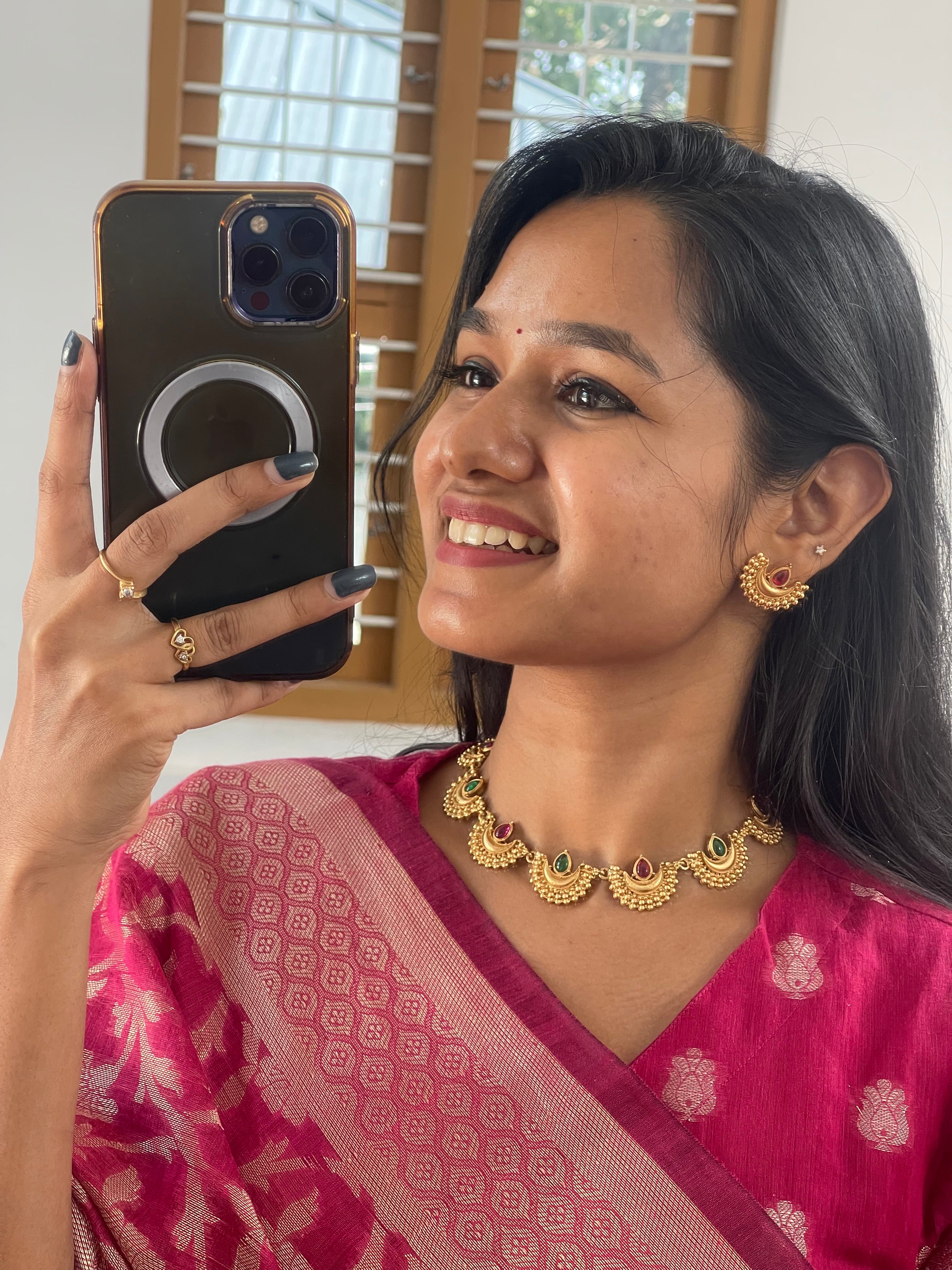 Budget Crescent Charm Necklace