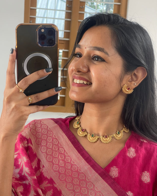 Budget Crescent Charm Necklace