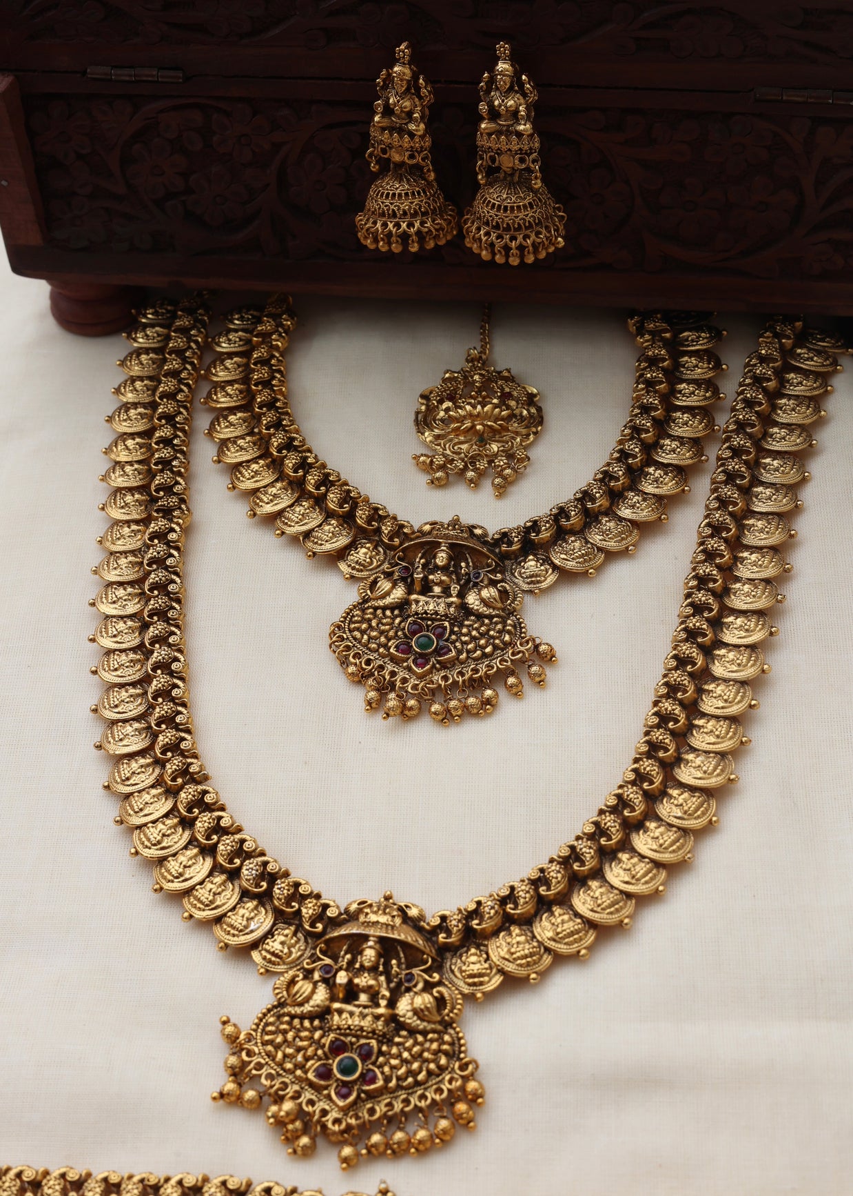 Lakshmi coin bridalset