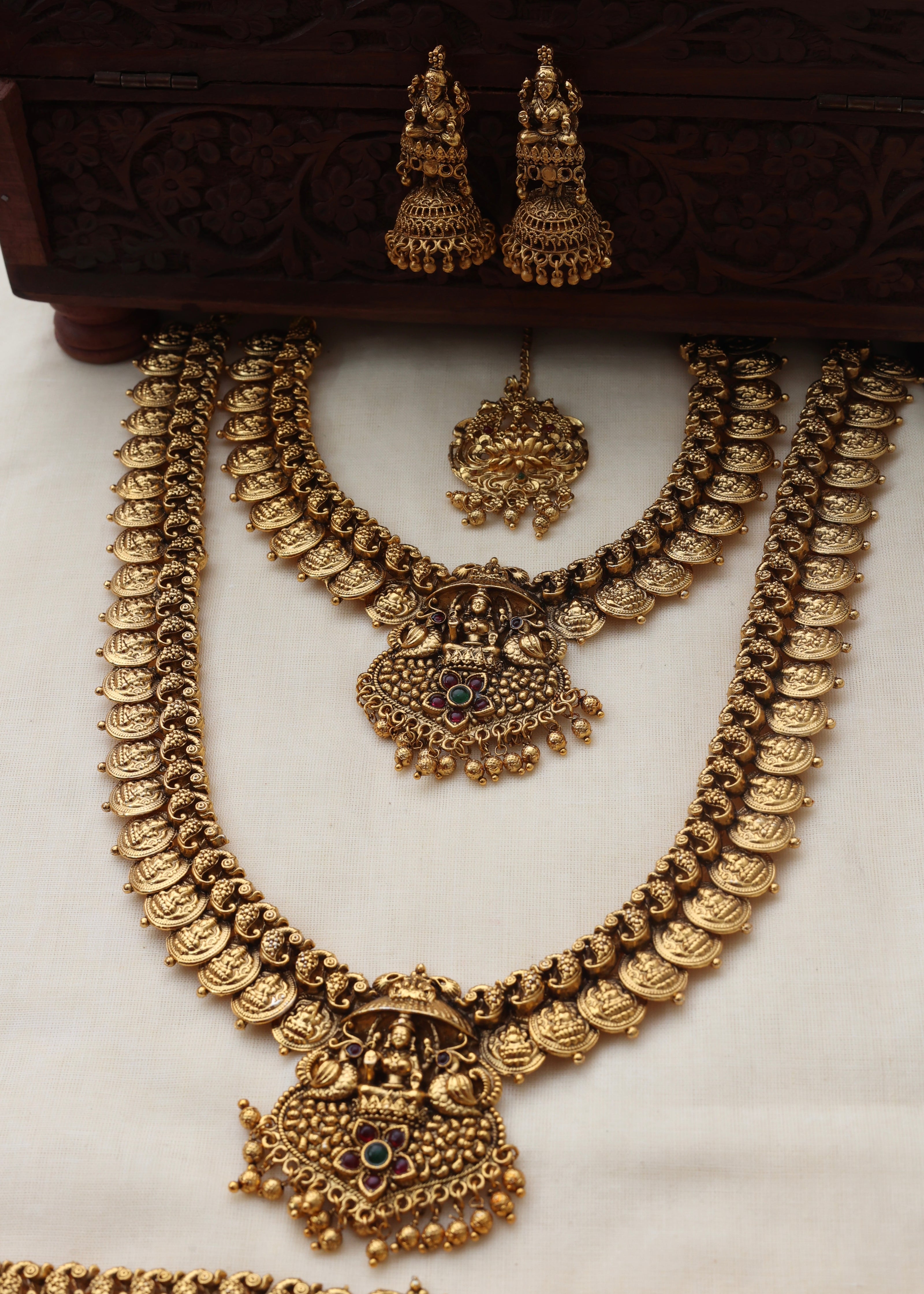 Lakshmi coin bridalset