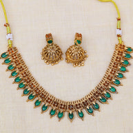 Green Nagapadam Necklace set